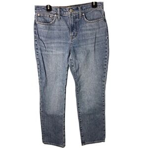 Madewell Women's Medium Wash Perfect Vintage Denim Jean High Waist Straight Leg